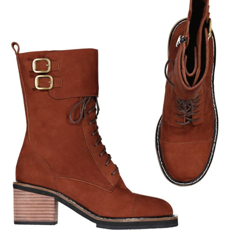 37 SAMPLE - STELLA/RUST NUBUCK Default Title MINX Footwear | C.REED Clothing