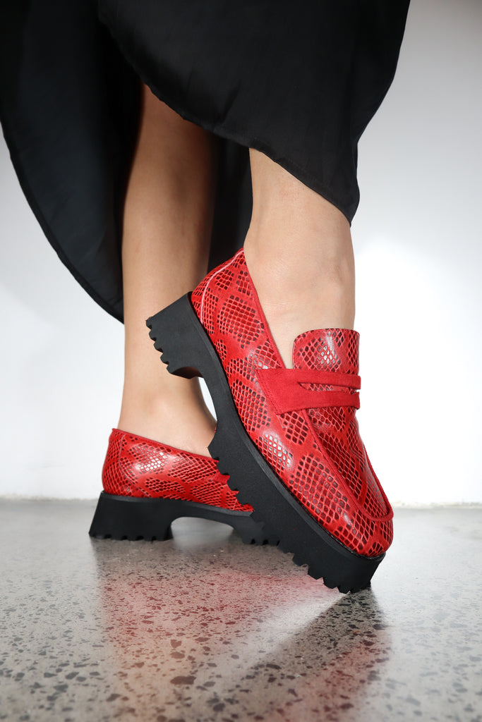 37 SAMPLE - THRONE/RED COBRA Default Title MINX Footwear | C.REED Clothing