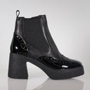 Bonnie Black Combo Boot Footwear Minx