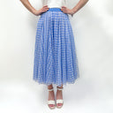 Swan lake Tulle Skirt - PATTERN Cornflower Blue Gingham Skirts Minx