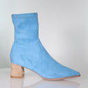 Crest Sky Blue Suede Boot Footwear Minx