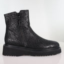 Emerson Black Floral Emboss Boot Footwear Minx