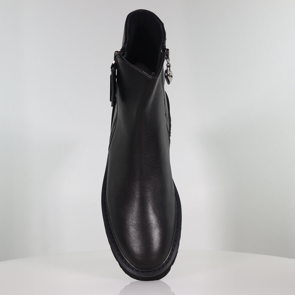 Emerson Black Nappa Boot Footwear Minx