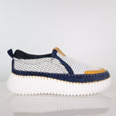 Esme Navy Mustard Sneaker Footwear Minx