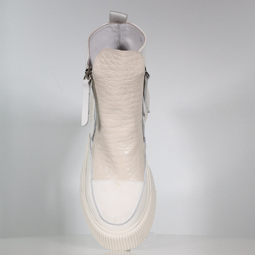 Farley Winter White Ivory Croc / 36 Shoes Minx