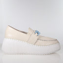 Floyd Ivory Powder Blue Shoe Footwear Minx