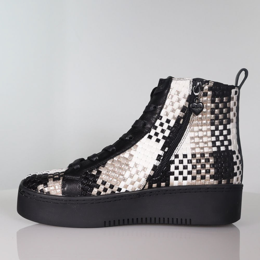 Warlow Multi Weave Black Sneaker Footwear Minx