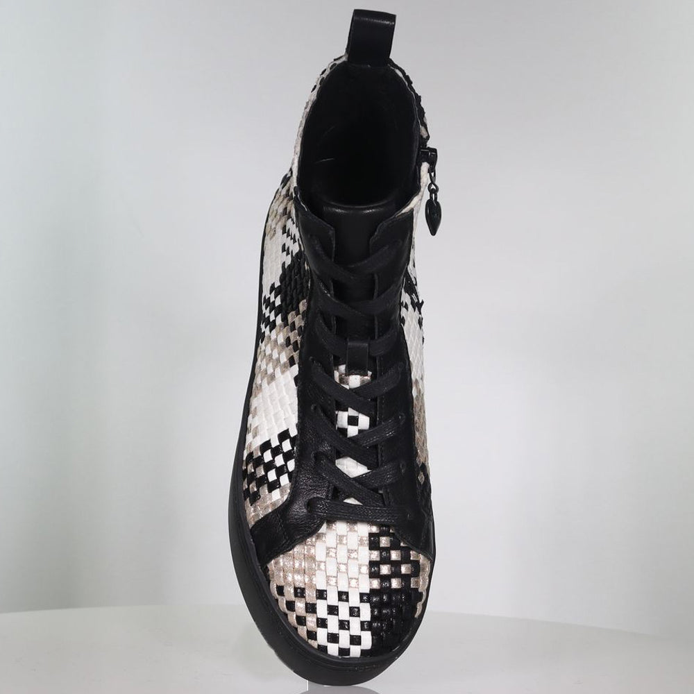 Warlow Multi Weave Black Sneaker Footwear Minx