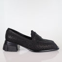 Honour Black Floral Emboss Shoe Footwear Minx