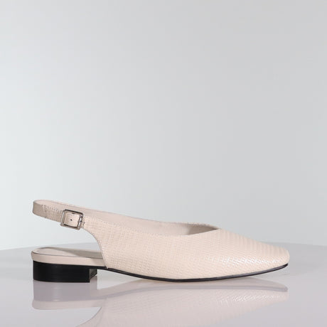 Kensington Ivory Beaded Weave Emboss / 36 Shoes MINX Footwear