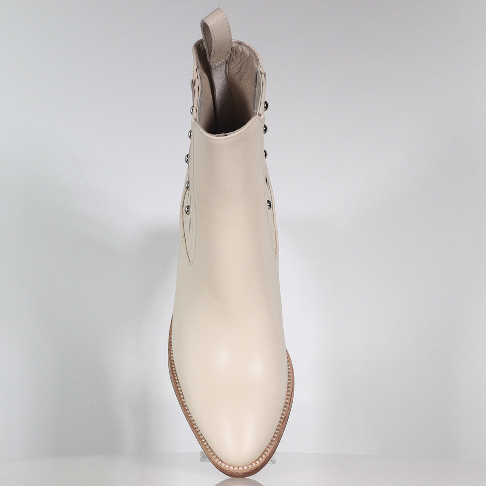 Lonestar Ivory White Ankle Boot  Footwear Minx