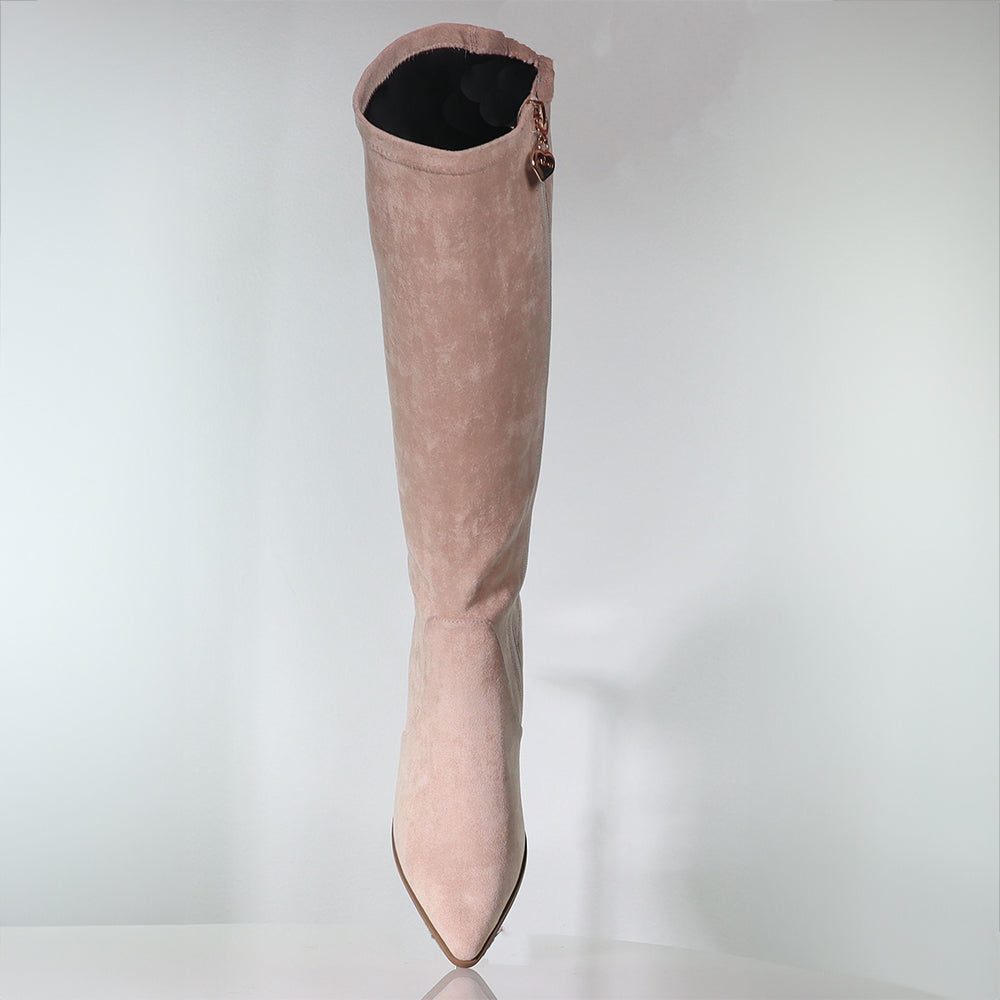 37 SAMPLE - MONICA/NUDE MICRO STRETCH SUEDE Default Title MINX Footwear | C.REED Clothing