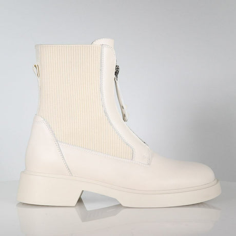 Ollie White Ankle Boot Footwear Minx