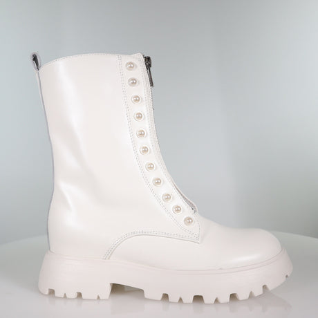 Opal Winter White Boot Footwear Minx