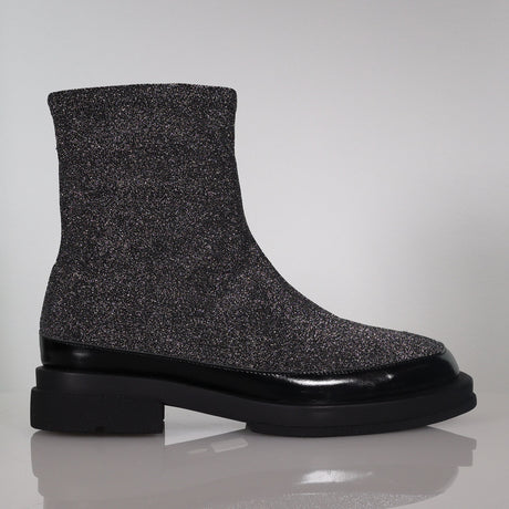 Rhythm Black Sparkle Stretch Footwear Minx