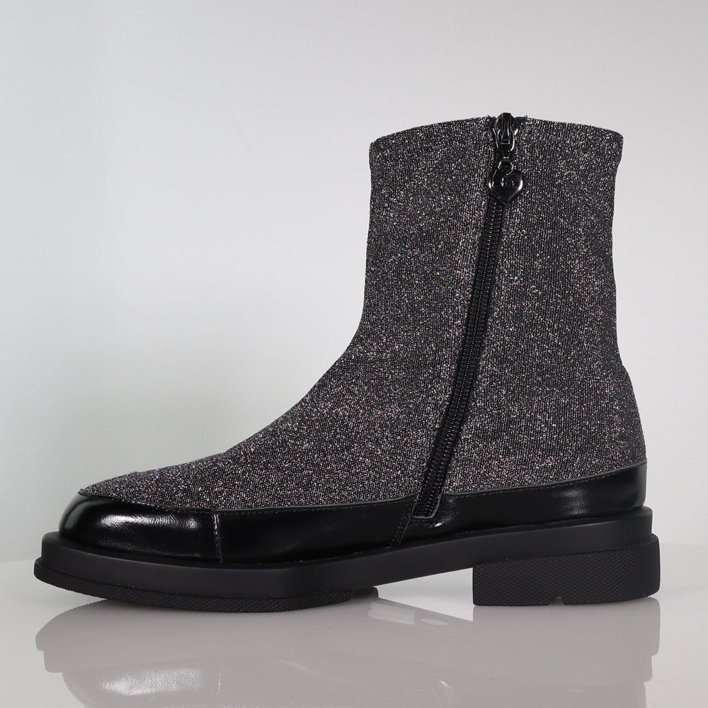 Rhythm Black Sparkle Stretch Footwear Minx
