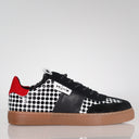 Toni White Black Spot Red Sneaker Footwear Minx