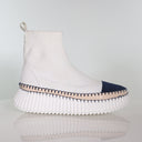 Vortex Blonde Ink White Stretch Sneaker Footwear Minx