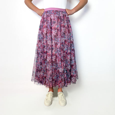 Swan lake Tulle Skirt - Watercolour Watercolour Rose Skirts Minx