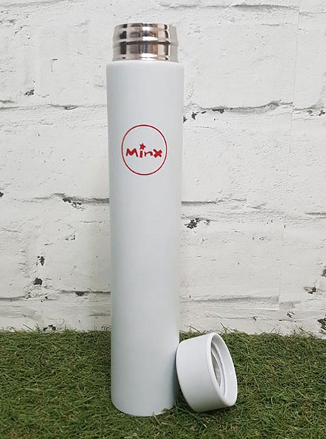 Minx Drink Bottle White/Red Drink Bottle MINX Accessories