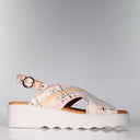 June Peach Metallic Croc / 36 Footwear Minx
