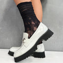 The Loafer Sock Black Sockette Minx