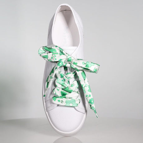 Mint Bold Floral Mint Shoe Laces Minx