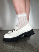 Short Frill Sock White Sockette Minx