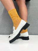 Slouch Lace Sock Mustard Sockette Minx