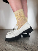 Stripe Delight Sock Lemon Sockette Minx