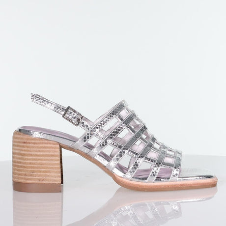 Flock Silver Lizard Emboss / 36 Footwear Minx