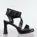Vera Black Oil Linear Emboss / 36 Footwear Minx